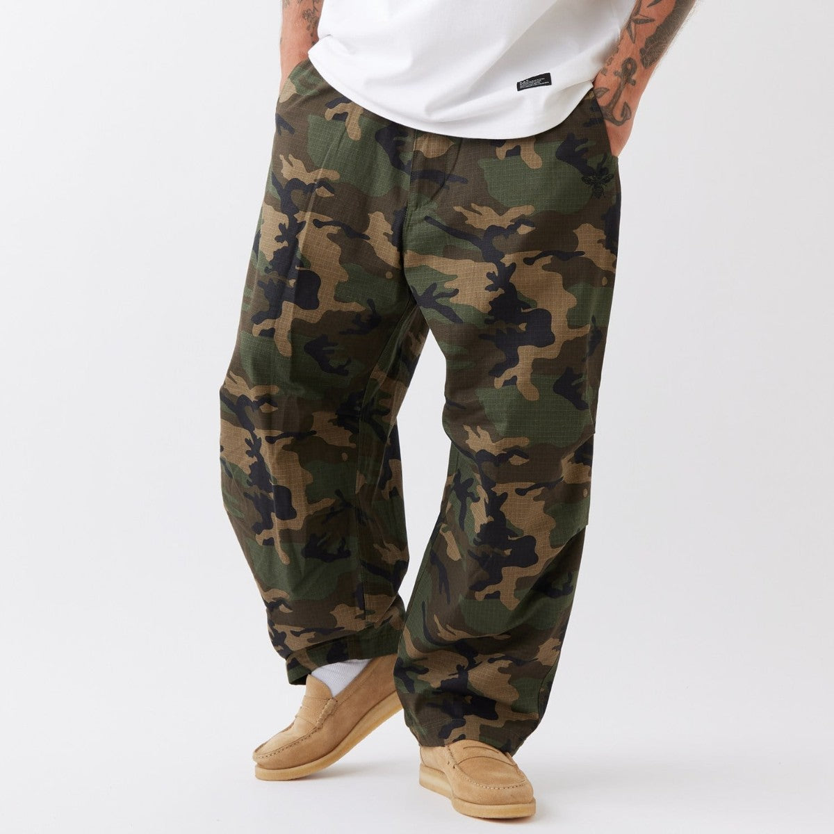B.BAILSY カモフラージュ ワークパンツ チェコ軍 M92 カモフラージュ ワークパンツ デッドストック PP357NN