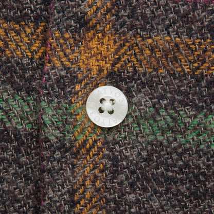 FAT HEATHERCROP エフエイティー ヘザークロップ F32610-SH01【メンズ ネルシャツ ワークシャツ チェックシャツ ビッグシルエット 厚手 26SS】