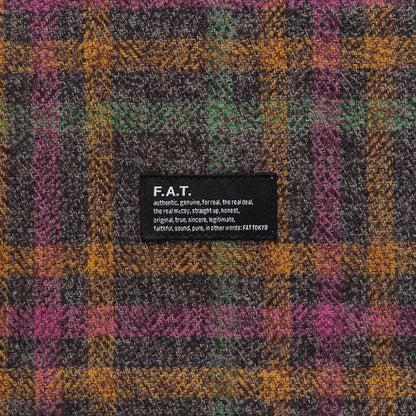 FAT HEATHERCROP エフエイティー ヘザークロップ F32610-SH01【メンズ ネルシャツ ワークシャツ チェックシャツ ビッグシルエット 厚手 26SS】