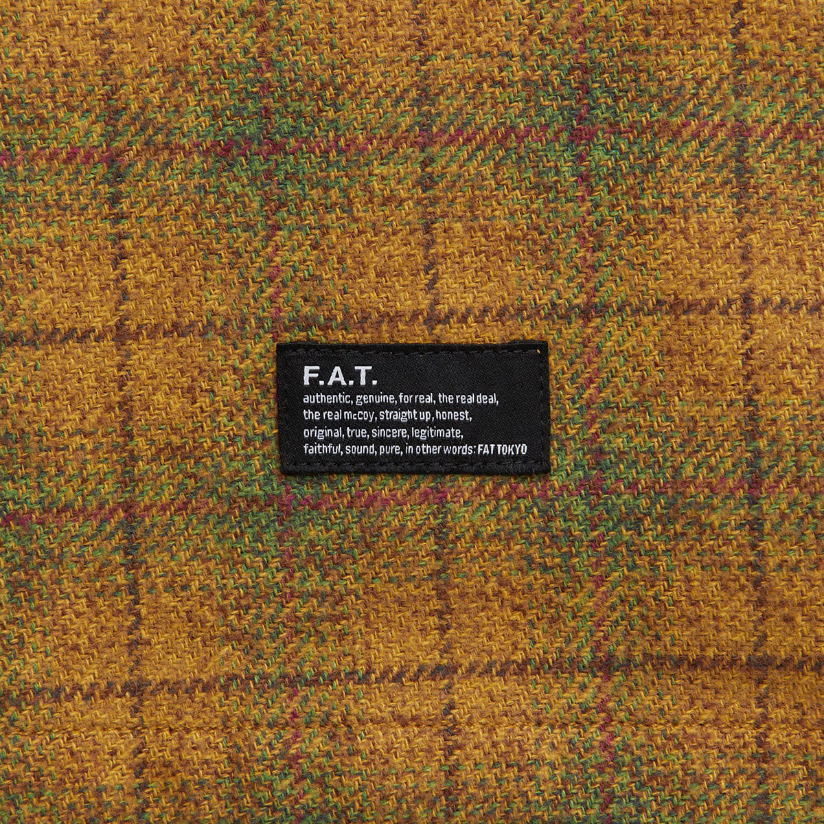 FAT HEATHERCROP エフエイティー ヘザークロップ F32610-SH01【メンズ ネルシャツ ワークシャツ チェックシャツ ビッグシルエット 厚手 26SS】