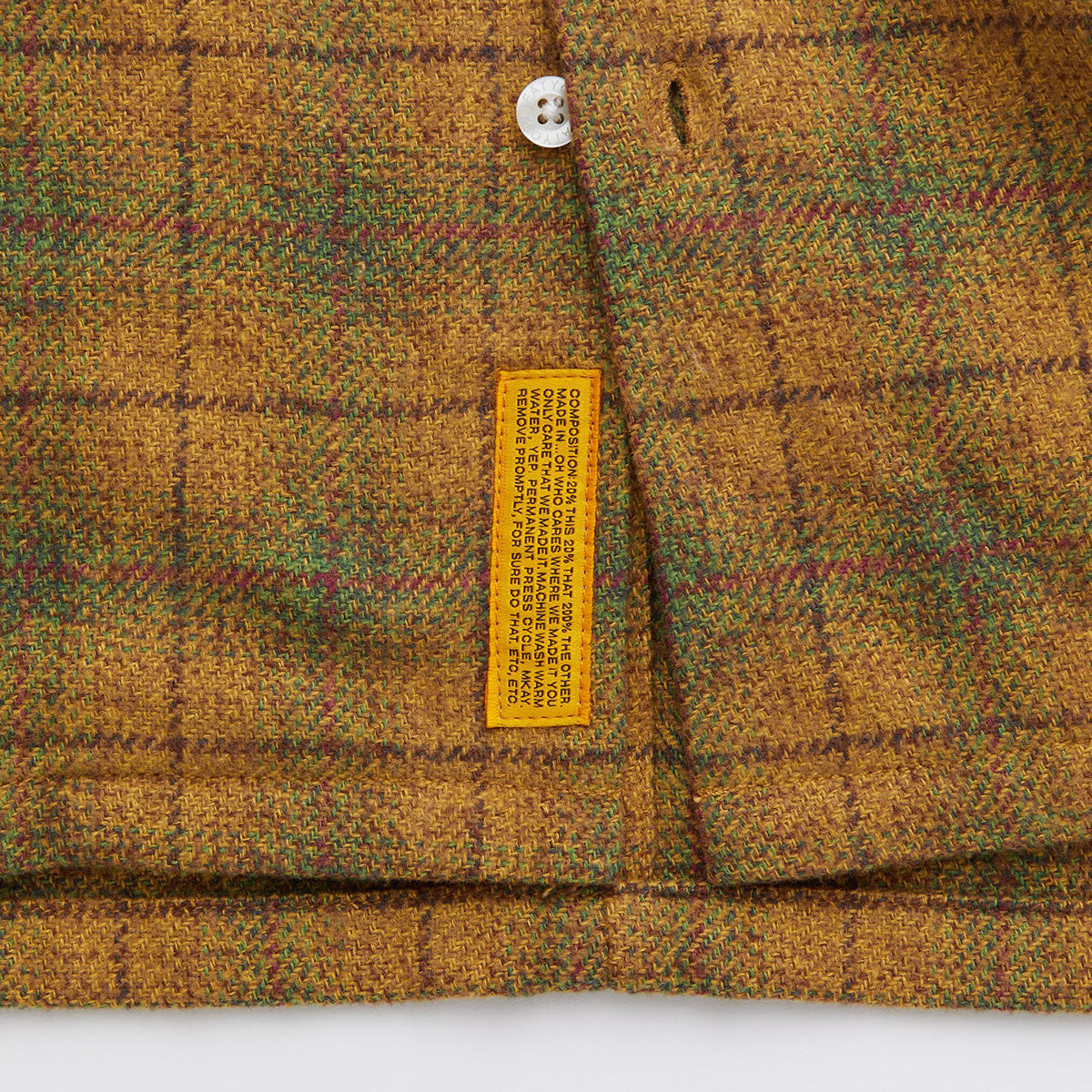 FAT HEATHERCROP エフエイティー ヘザークロップ F32610-SH01【メンズ ネルシャツ ワークシャツ チェックシャツ ビッグシルエット 厚手 26SS】