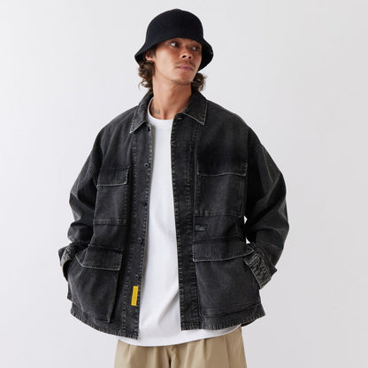 FAT F.D.U. エフエイティー F.D.U. F32610-SH06【メンズ ミリタリーシャツ ビッグシルエット 26SS】