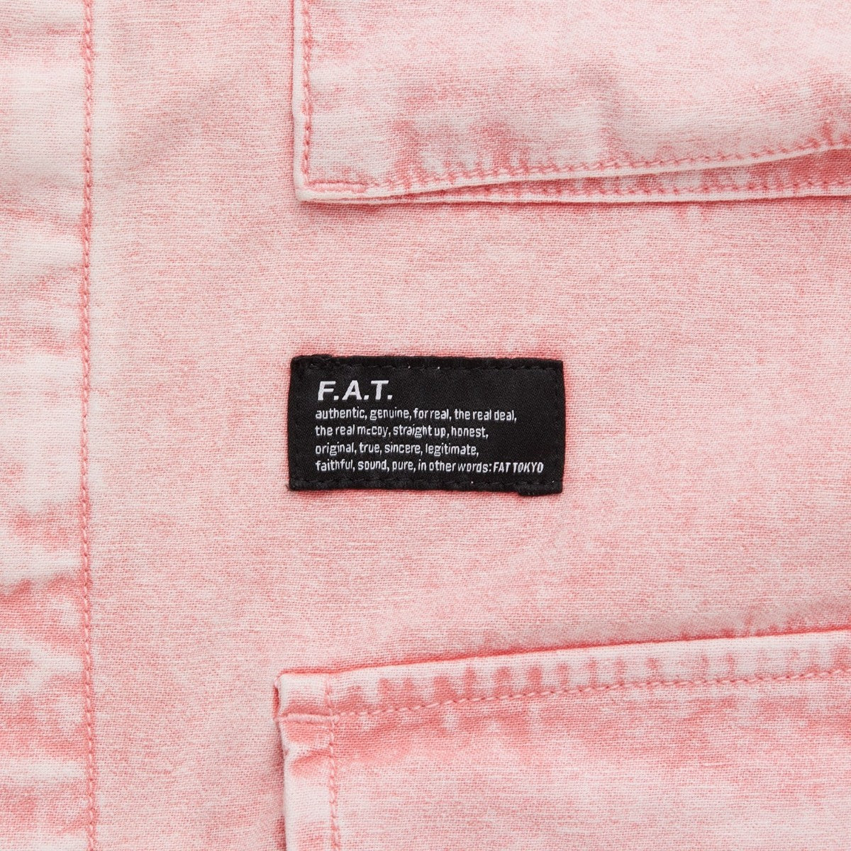 FAT F.D.U. エフエイティー F.D.U. F32610-SH06【メンズ ミリタリーシャツ ビッグシルエット 26SS】