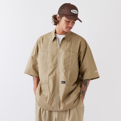 FAT CUBANZIP エフエイティー キューバンジップ F32610-SH20【メンズ タイプライター素材 ZIP ロゴ刺繍 26SS】