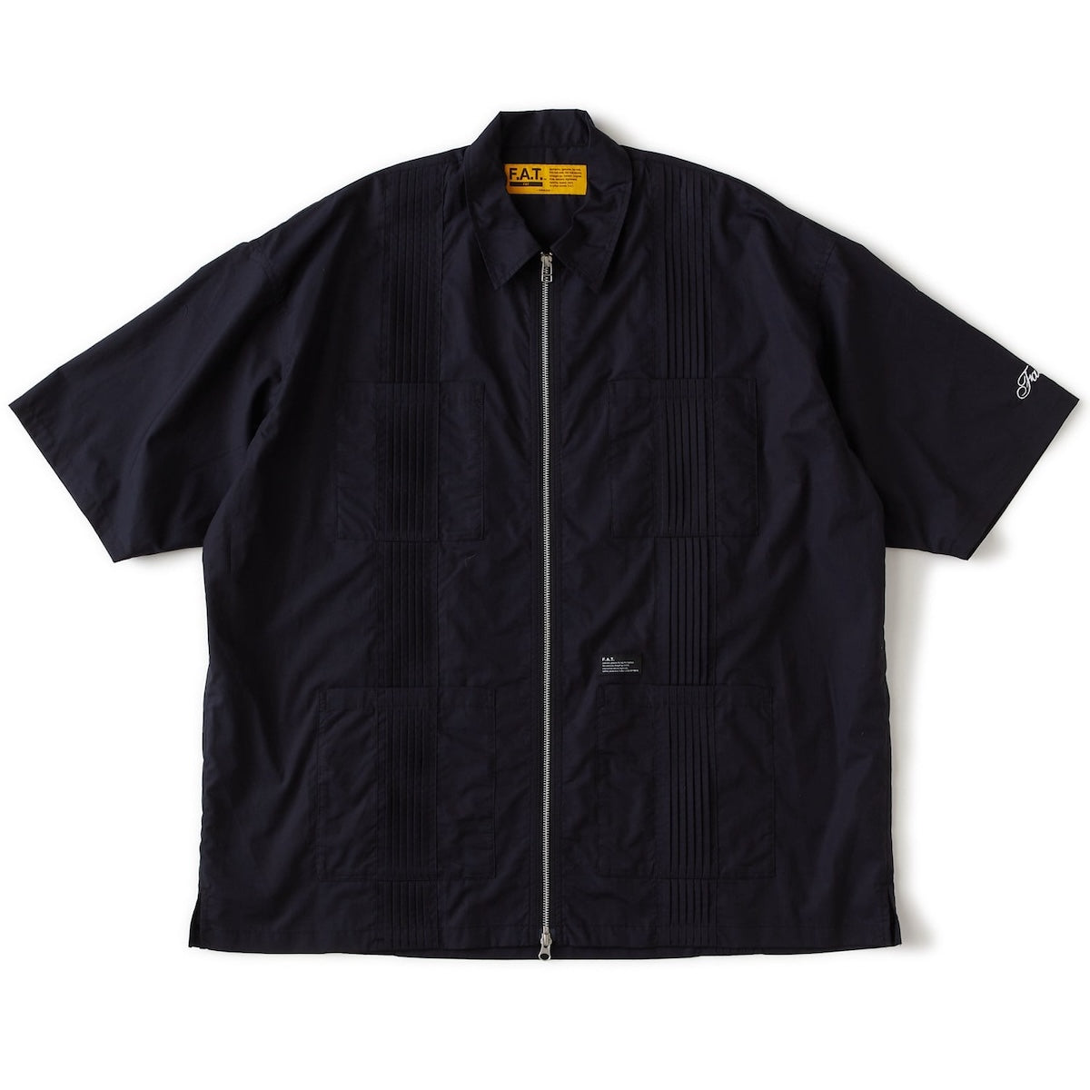 FAT CUBANZIP エフエイティー キューバンジップ F32610-SH20【メンズ タイプライター素材 ZIP ロゴ刺繍 26SS】