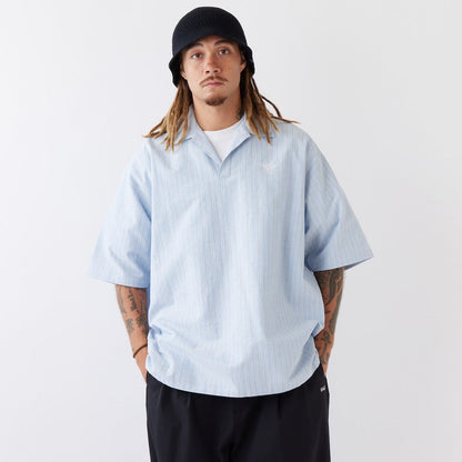 FAT OXOVER エフエイティー オックスオーバー F32610-SH21【メンズ ストライプ 半袖 BIGシルエット 26SS】