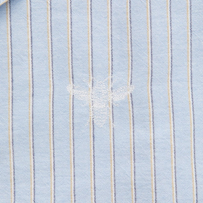 FAT OXOVER エフエイティー オックスオーバー F32610-SH21【メンズ ストライプ 半袖 BIGシルエット 26SS】