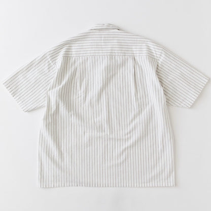 FAT OXOVER エフエイティー オックスオーバー F32610-SH21【メンズ ストライプ 半袖 BIGシルエット 26SS】