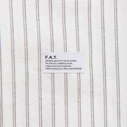FAT OXOVER エフエイティー オックスオーバー F32610-SH21【メンズ ストライプ 半袖 BIGシルエット 26SS】
