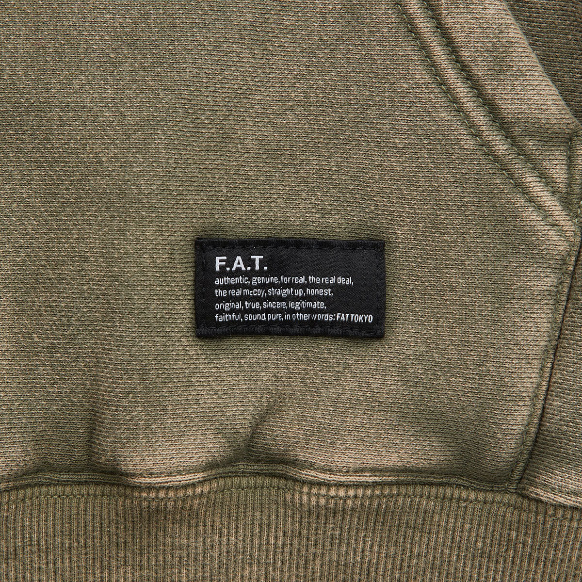 FAT FACID.HALF エフエイティー ファシッド.ハーフ F32610-SW09【メンズ ハーフジップ スウェット トレーナー 裏毛 26SS】