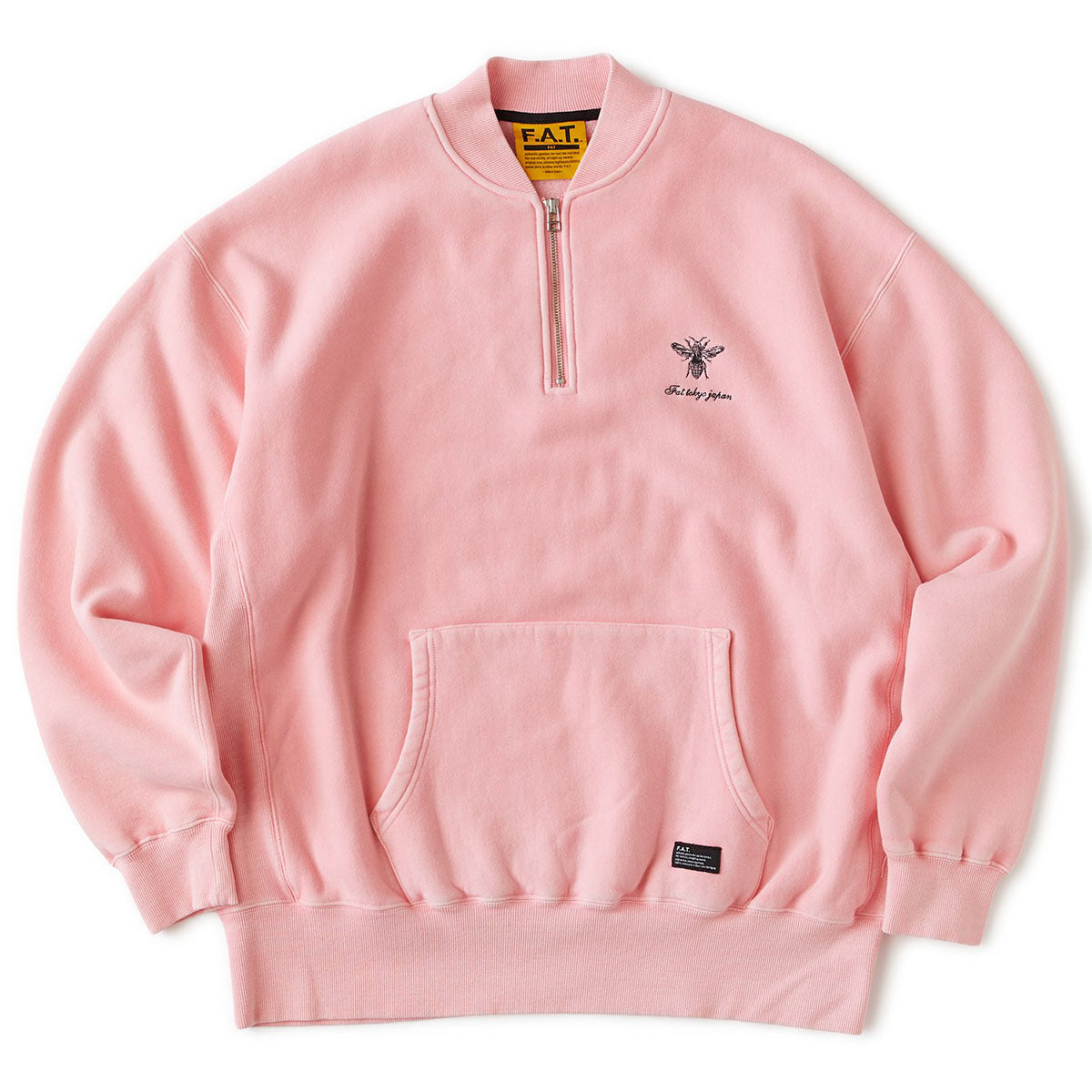 FAT FACID.HALF エフエイティー ファシッド.ハーフ F32610-SW09【メンズ ハーフジップ スウェット トレーナー 裏毛 26SS】