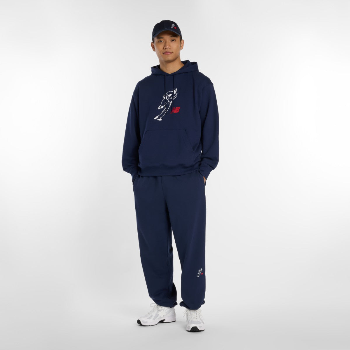 New Balance 大谷翔平 Always On Logo Pants ニューバランス 大谷翔平オールウェイズオンロゴパンツ MB6115Q【メンズ リラックスフィット トレーニングパンツ コットン素材 26SS】
