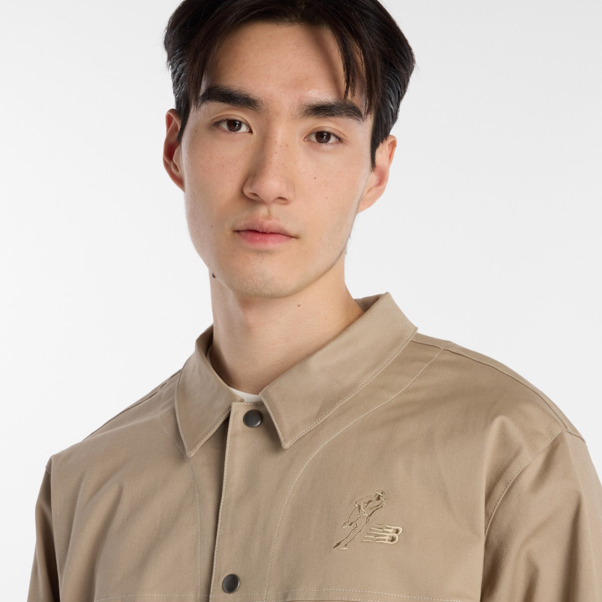 New Balance 大谷翔平 Signature Woven Twill Lined Jacket ニューバランス 大谷翔平シグネチャーウーブンツイルラインドジャケット MJ61628【メンズ ツイルジャケット リラックスフィット コットン素材 26SS】