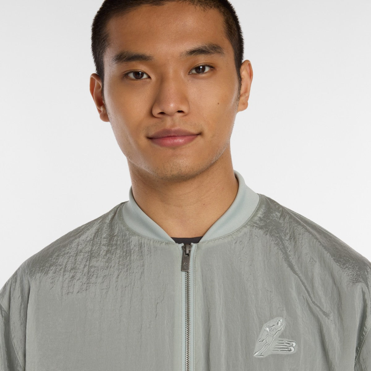 New Balance 大谷翔平 Signature Crinkle Nylon Jacket ニューバランス 大谷翔平シグネチャークリンクルナイロンジャケット MJ61T0G【メンズ ナイロンジャケット 軽量アウター リラックスフィット デイリーユース 26SS】