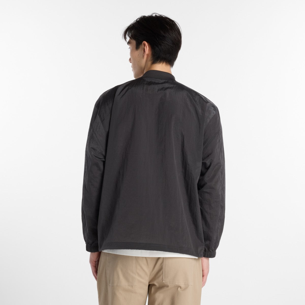 New Balance 大谷翔平 Signature Crinkle Nylon Jacket ニューバランス 大谷翔平シグネチャークリンクルナイロンジャケット MJ61T0G【メンズ ナイロンジャケット 軽量アウター リラックスフィット デイリーユース 26SS】