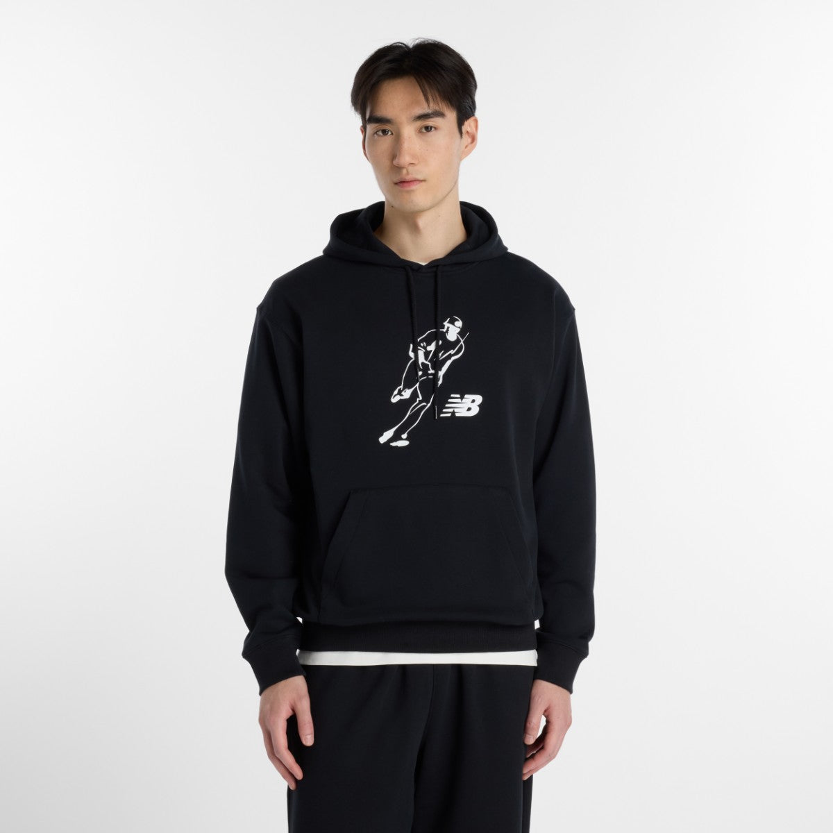 New Balance 大谷翔平 Always On Logo Hoodie ニューバランス 大谷翔平オールウェイズオンロゴフーディ MT6180F【メンズ フーディ リラックスフィット コットン素材 26SS】