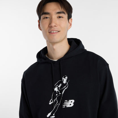 New Balance 大谷翔平 Always On Logo Hoodie ニューバランス 大谷翔平オールウェイズオンロゴフーディ MT6180F【メンズ フーディ リラックスフィット コットン素材 26SS】