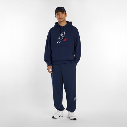 New Balance 大谷翔平 Always On Logo Hoodie ニューバランス 大谷翔平オールウェイズオンロゴフーディ MT6180F【メンズ フーディ リラックスフィット コットン素材 26SS】