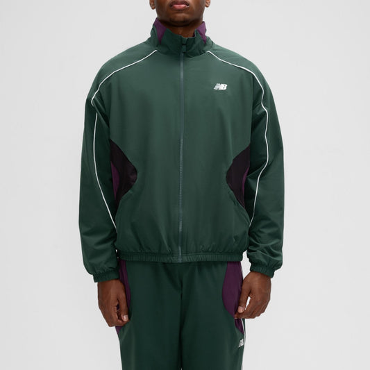 New Balance Basketball Color Block Woven Jacket ニューバランス バスケットボールカラーブロックウーブンジャケット MJ6174L【メンズ バスケットボール 快適 26SS】