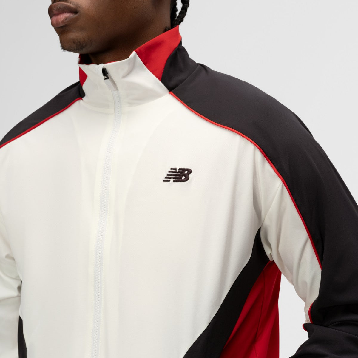 New Balance Basketball Color Block Woven Jacket ニューバランス バスケットボールカラーブロックウーブンジャケット MJ6174L【メンズ バスケットボール 快適 26SS】