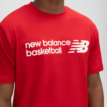 New Balance Basketball Logo Graphic T-Shirt ニューバランス バスケットボールロゴグラフィックTシャツ MT6149I【メンズ グラフィック 半袖 26SS】