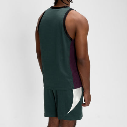 New Balance Basketball V-Neck Mesh Jersey ニューバランス バスケットボールVネックメッシュジャージ MT61E50【メンズ 通気性 ノースリーブ 26SS】