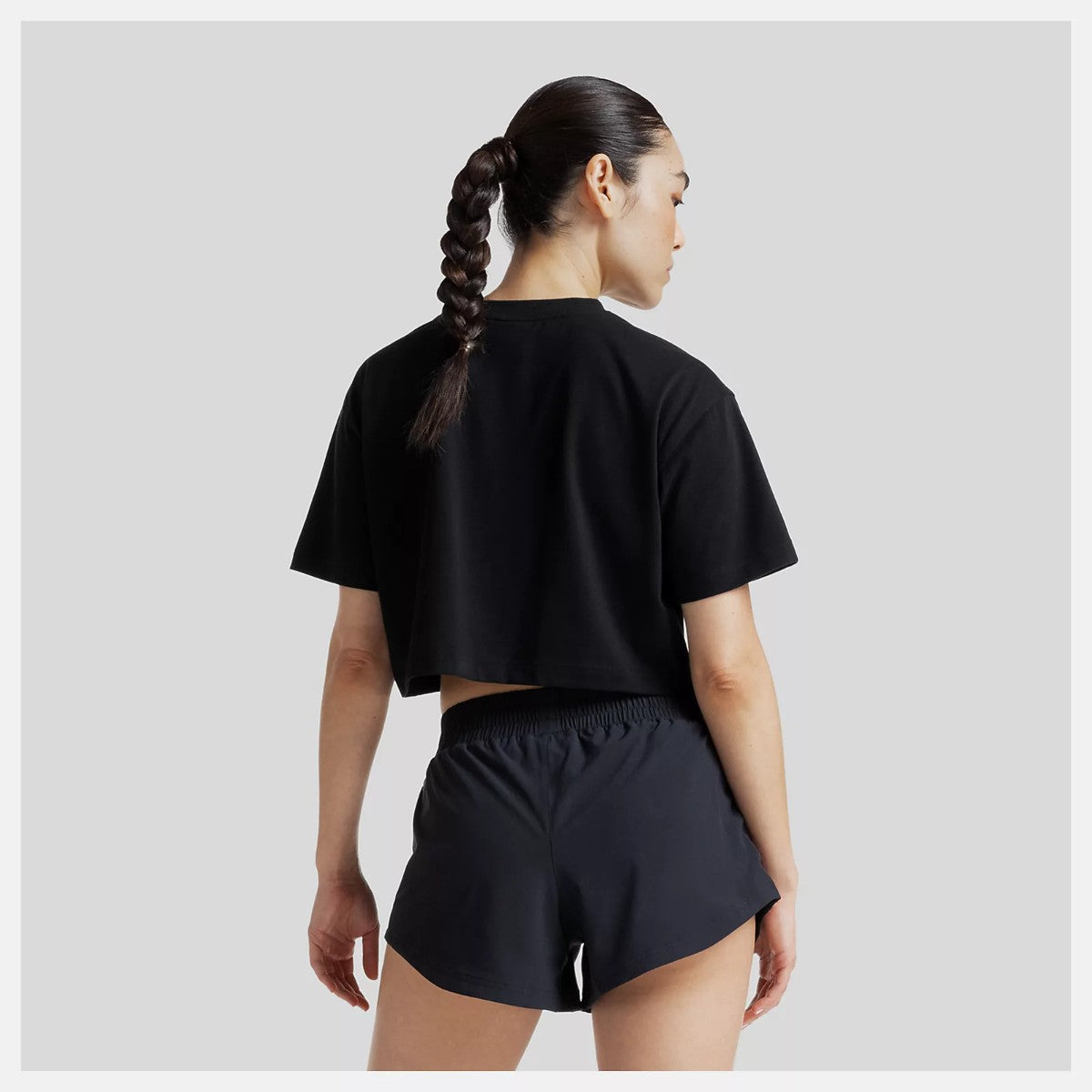 New Balance Klutch X NB Cropped Versatile T-Shirt ニューバランス Klutch X NBクロップドバーサタイルTシャツ WT61W8X【レディース コットンジャージー素材 クロップド丈 26SS】