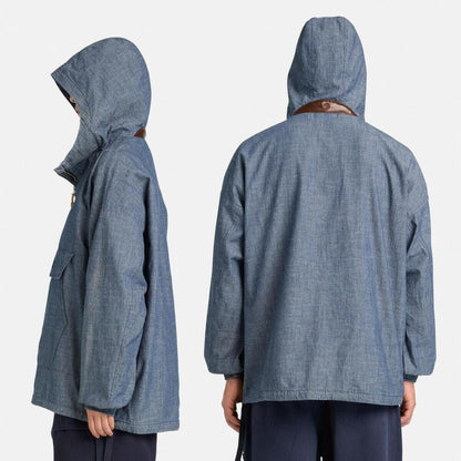 Timberland Anorak Jacket ティンバーランド アノラック ジャケット 0YH3E【メンズ コットン素材 刺繍 ハーフジップ 26SS】