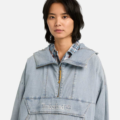 Timberland Anorak Jacket ティンバーランド アノラック ジャケット 0YH3E【メンズ コットン素材 刺繍 ハーフジップ 26SS】