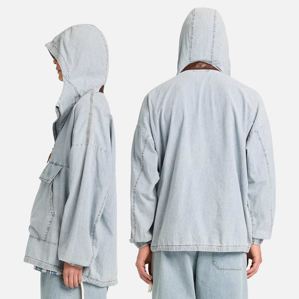 Timberland Anorak Jacket ティンバーランド アノラック ジャケット 0YH3E【メンズ コットン素材 刺繍 ハーフジップ 26SS】