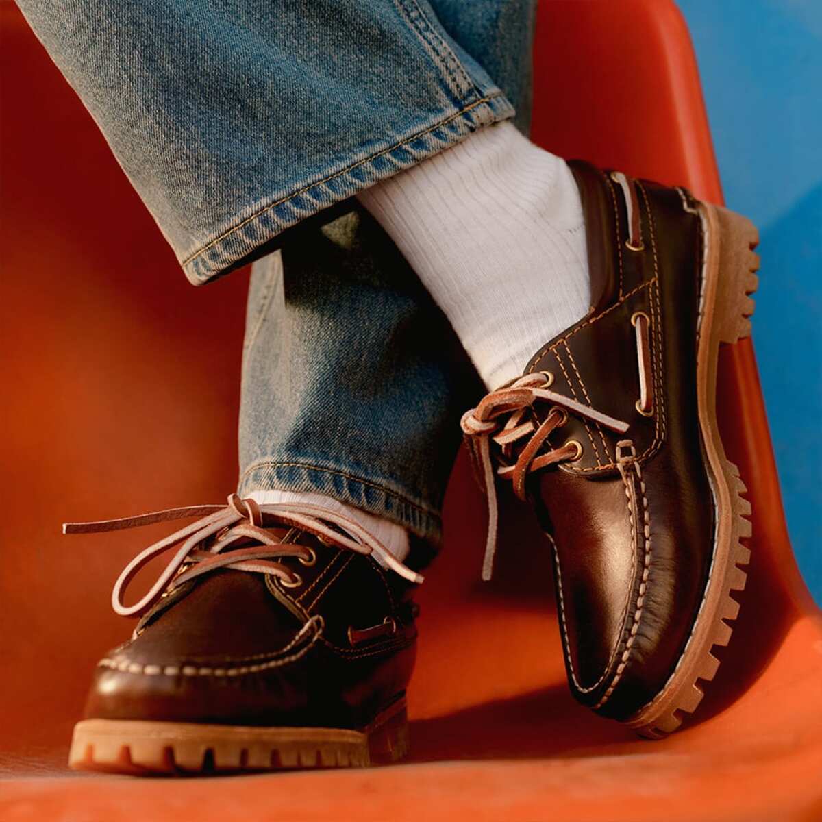 Timberland Heritage Noreen 3-Eye Handsewn ティンバーランド ヘリテイジ ノリーン スリーアイ(3eye) ハンドソーン 51304-214【レディース モカシンシューズ レザー 手縫い ラグソール 26SS】