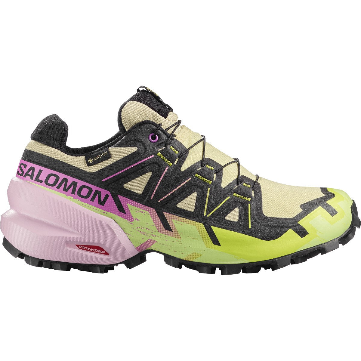 SALOMON SPEEDCROSS 6 GORE-TEX サロモン スピードクロス 6 ゴアテックス L47985700【レディース トレイルランニングシューズ クッションミッドソール アウトドア ハイキング トレッキング 26FW】