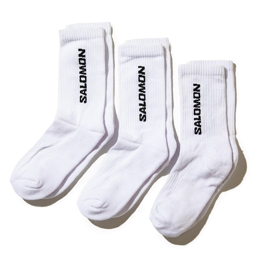 SALOMON EVERYDAY CREW 3-PACK サロモン エブリデイ クルー 3枚組 LC2086【メンズ 快適 天然素材 耐久性 衝撃吸収 26SS】