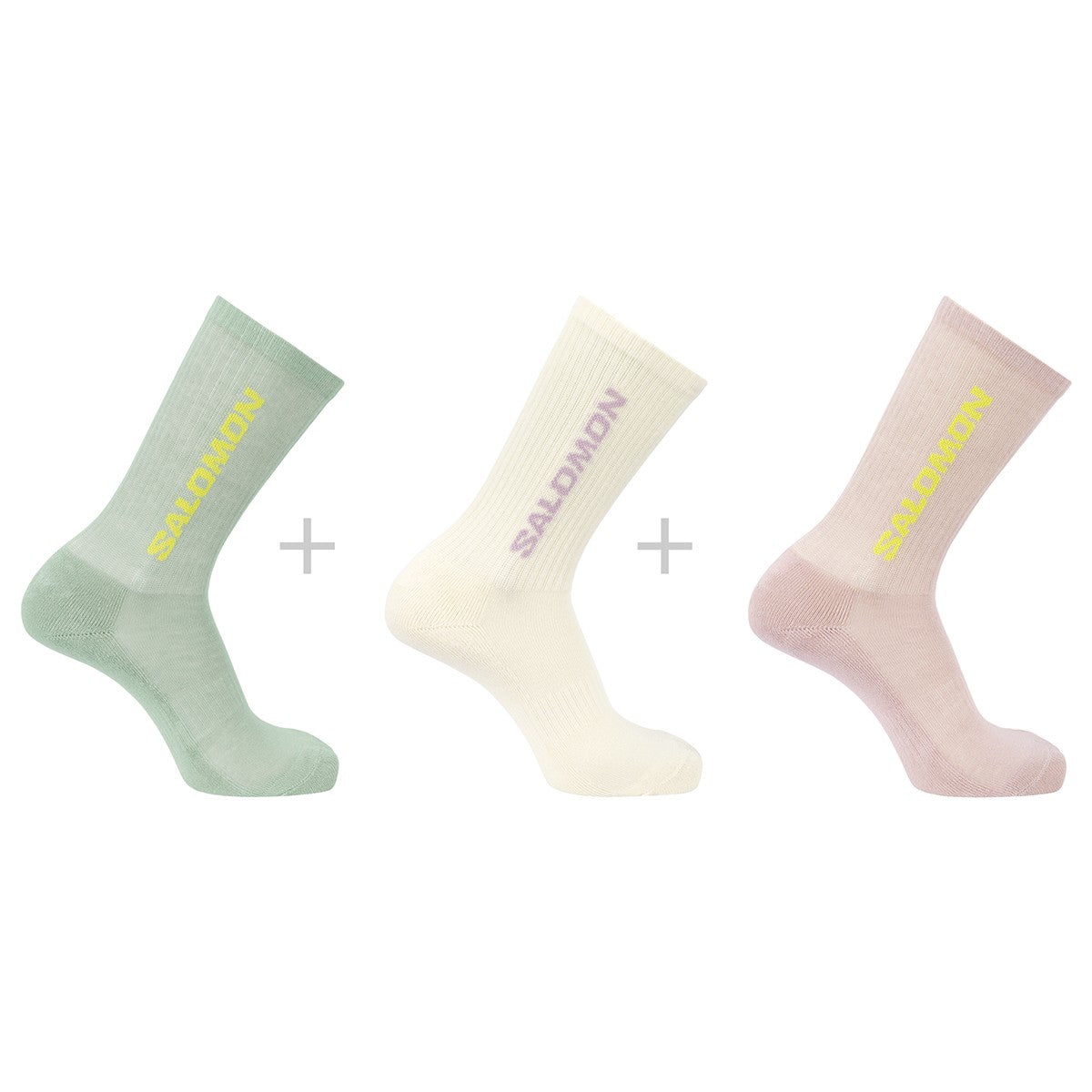 SALOMON EVERYDAY CREW 3-PACK サロモン エブリデイ クルー スリーパック LC2915500【メンズ クルーソックス 26SS】
