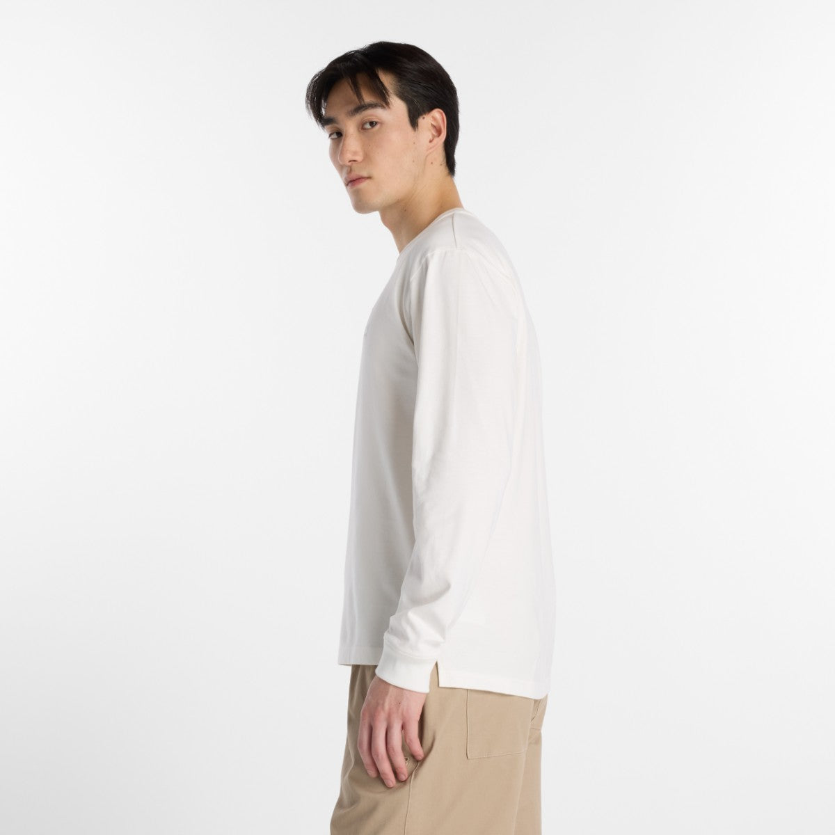 New Balance 大谷翔平 Signature Heavyweight Long Sleeve T-Shirt ニューバランス 大谷翔平シグネチャーヘビーオンス長袖Tシャツ MT61035【メンズ クルーネック コットン素材 ヘビーウェイト 26SS】