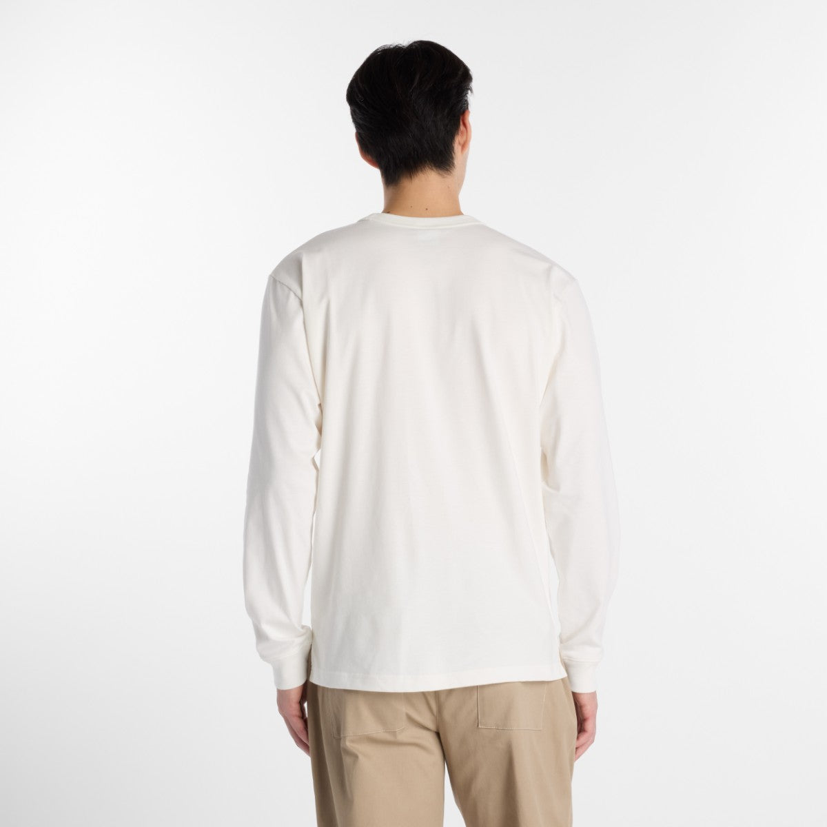 New Balance 大谷翔平 Signature Heavyweight Long Sleeve T-Shirt ニューバランス 大谷翔平シグネチャーヘビーオンス長袖Tシャツ MT61035【メンズ クルーネック コットン素材 ヘビーウェイト 26SS】