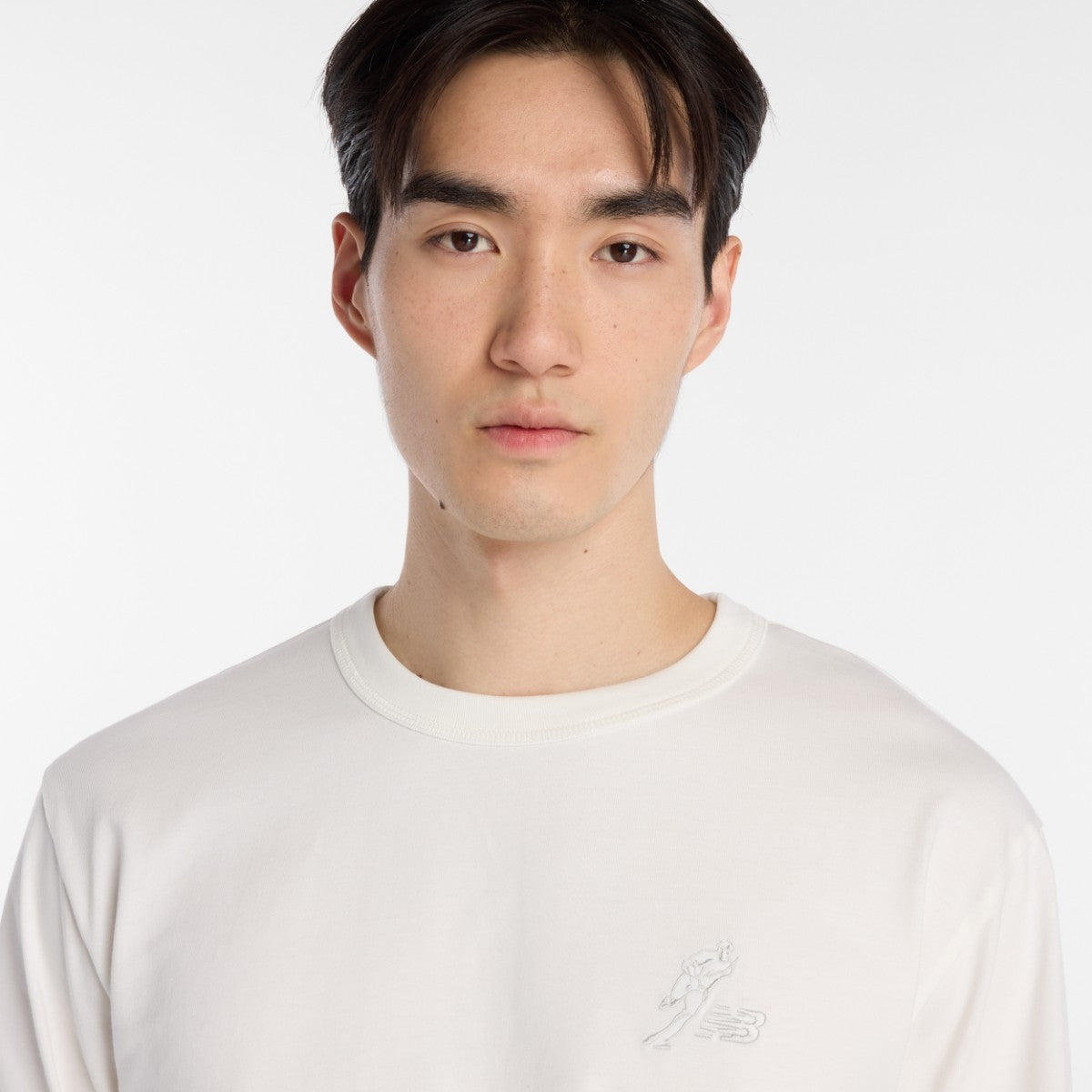 New Balance 大谷翔平 Signature Heavyweight Long Sleeve T-Shirt ニューバランス 大谷翔平シグネチャーヘビーオンス長袖Tシャツ MT61035【メンズ クルーネック コットン素材 ヘビーウェイト 26SS】