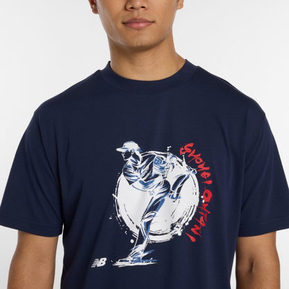 New Balance 大谷翔平 Graphic T-Shirt ニューバランス 大谷翔平 グラフィックTシャツ MT61T90W【メンズ 半袖 Tシャツ グラフィック 26SS】
