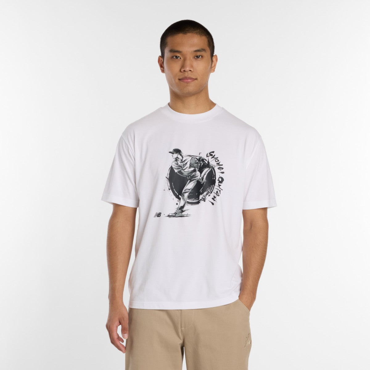 New Balance 大谷翔平 Graphic T-Shirt ニューバランス 大谷翔平 グラフィックTシャツ MT61T90W【メンズ 半袖 Tシャツ グラフィック 26SS】