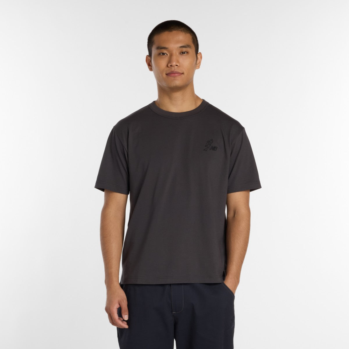 New Balance 大谷翔平 Signature Heavyweight Short-Sleeve T-Shirt ニューバランス 大谷翔平シグネチャーヘビーオンス半袖Tシャツ MT61V12【メンズ クルーネック コットン素材 カジュアルウェア ヘビーウェイト 26SS】