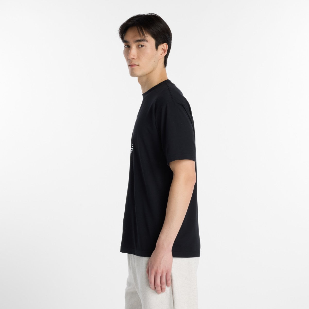 New Balance 大谷翔平 Always On Logo Short-Sleeve T-Shirt ニューバランス 大谷翔平オールウェイズオンロゴ半袖Tシャツ MT61V7X【メンズ 速乾素材 トレーニングウェア クルーネック コットンブレンド 26SS】
