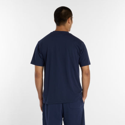 New Balance 大谷翔平 Always On Logo Short-Sleeve T-Shirt ニューバランス 大谷翔平オールウェイズオンロゴ半袖Tシャツ MT61V7X【メンズ 速乾素材 トレーニングウェア クルーネック コットンブレンド 26SS】