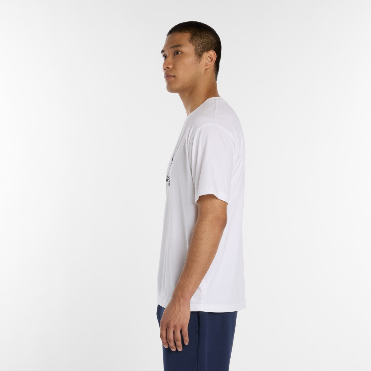 New Balance 大谷翔平 Always On Logo Short-Sleeve T-Shirt ニューバランス 大谷翔平オールウェイズオンロゴ半袖Tシャツ MT61V7X【メンズ 速乾素材 トレーニングウェア クルーネック コットンブレンド 26SS】