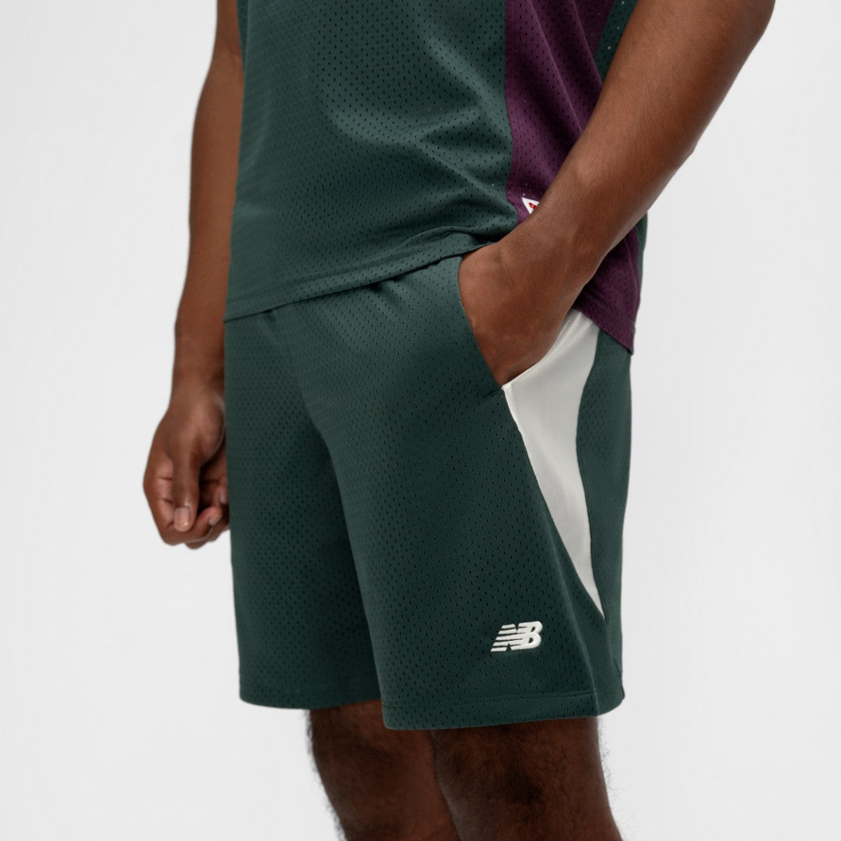 New Balance Basketball Performance Mesh Short ニューバランス バスケットボール パフォーマンス メッシュ ショート MB61B14【メンズ 通気性 26SS】
