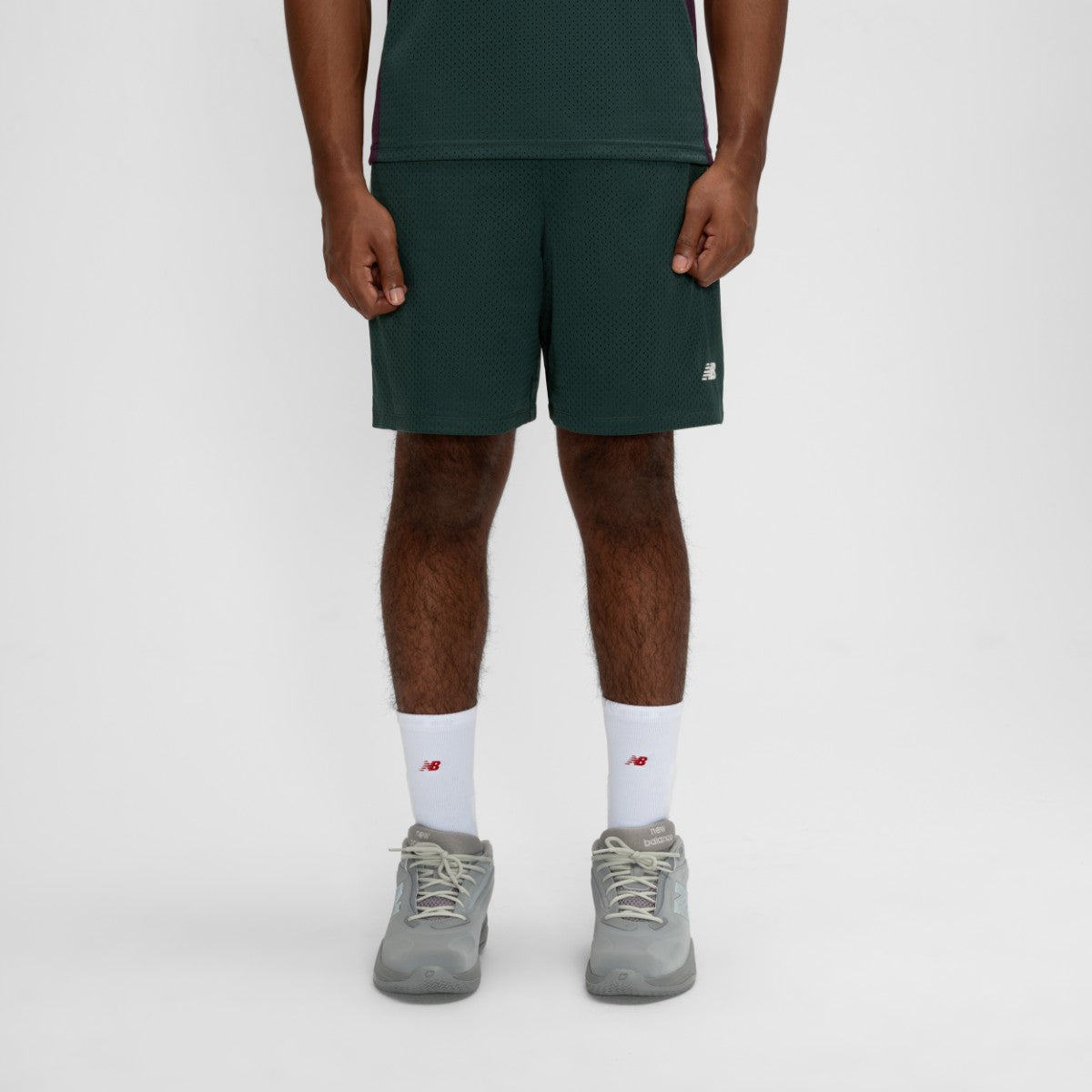 New Balance Basketball Performance Mesh Short ニューバランス バスケットボール パフォーマンス メッシュ ショート MB61B14【メンズ 通気性 26SS】