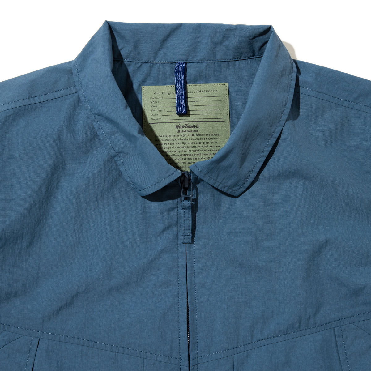 WILD THINGS MONSTER S/S SHIRT ワイルドシングス モンスター ショートスリーブ シャツ WT26003SK【メンズ 半袖 フロントジップ 通気性 26SS】