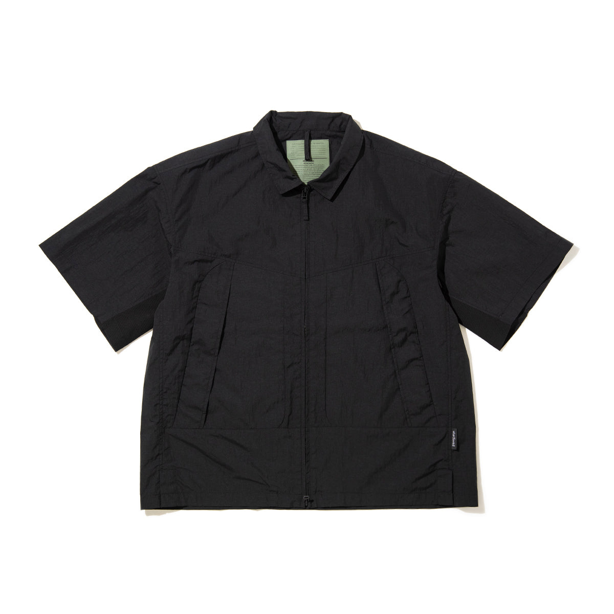 WILD THINGS MONSTER S/S SHIRT ワイルドシングス モンスター ショートスリーブ シャツ WT26003SK【メンズ 半袖 フロントジップ 通気性 26SS】