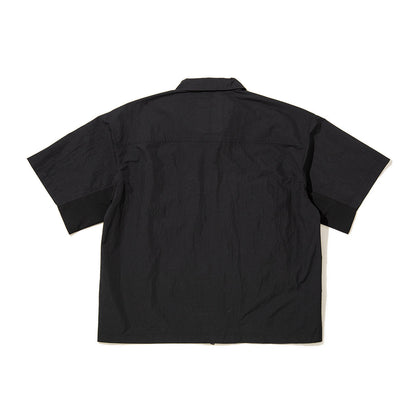 WILD THINGS MONSTER S/S SHIRT ワイルドシングス モンスター ショートスリーブ シャツ WT26003SK【メンズ 半袖 フロントジップ 通気性 26SS】