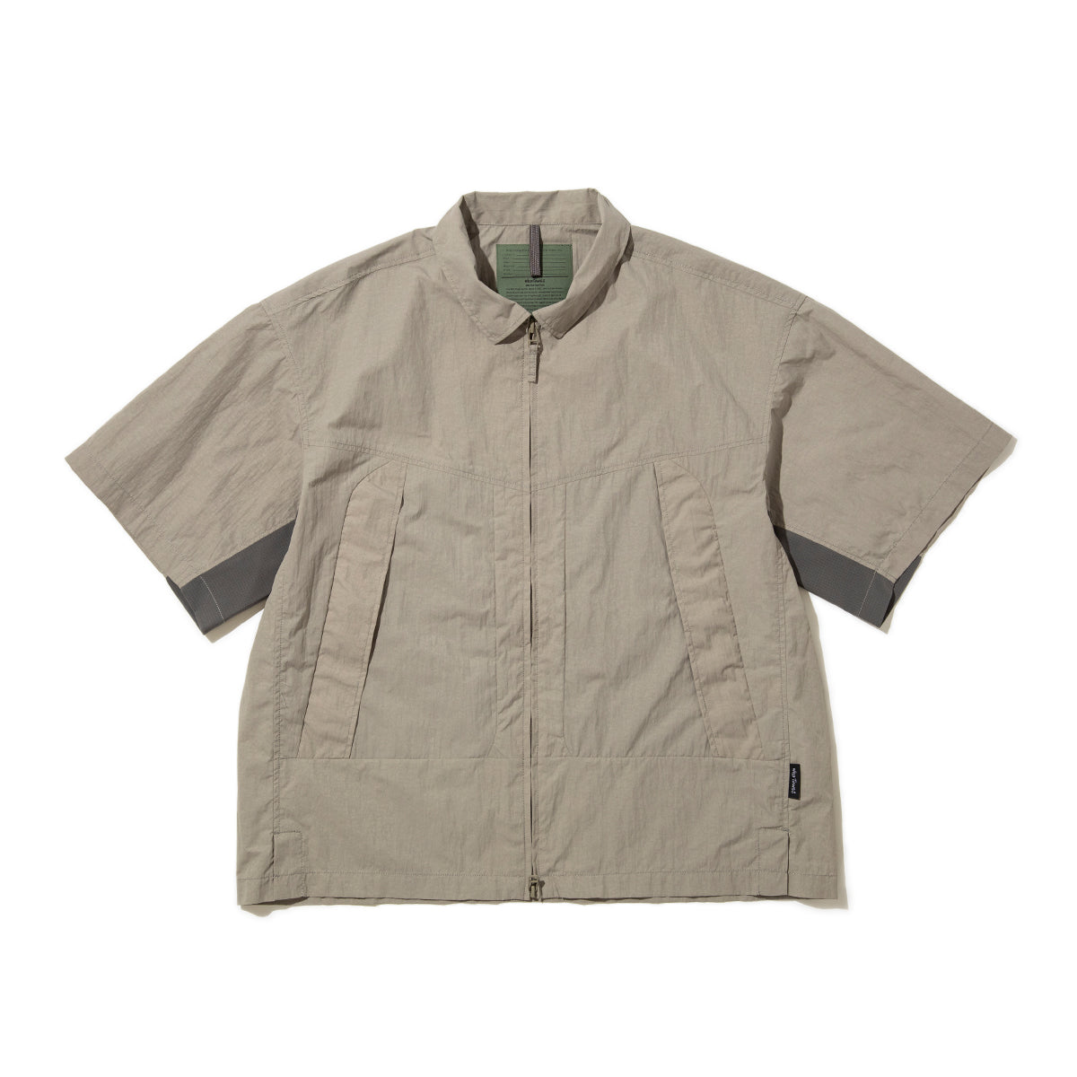 WILD THINGS MONSTER S/S SHIRT ワイルドシングス モンスター ショートスリーブ シャツ WT26003SK【メンズ 半袖 フロントジップ 通気性 26SS】