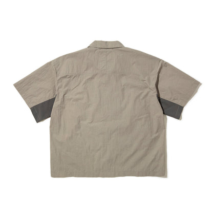 WILD THINGS MONSTER S/S SHIRT ワイルドシングス モンスター ショートスリーブ シャツ WT26003SK【メンズ 半袖 フロントジップ 通気性 26SS】